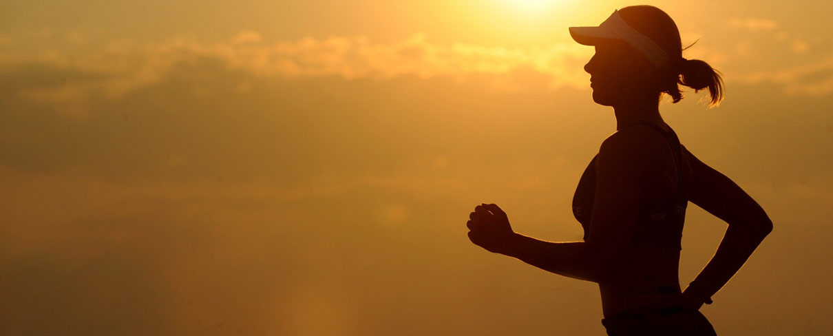 decorative image representing leading a healthy, active lifestyle